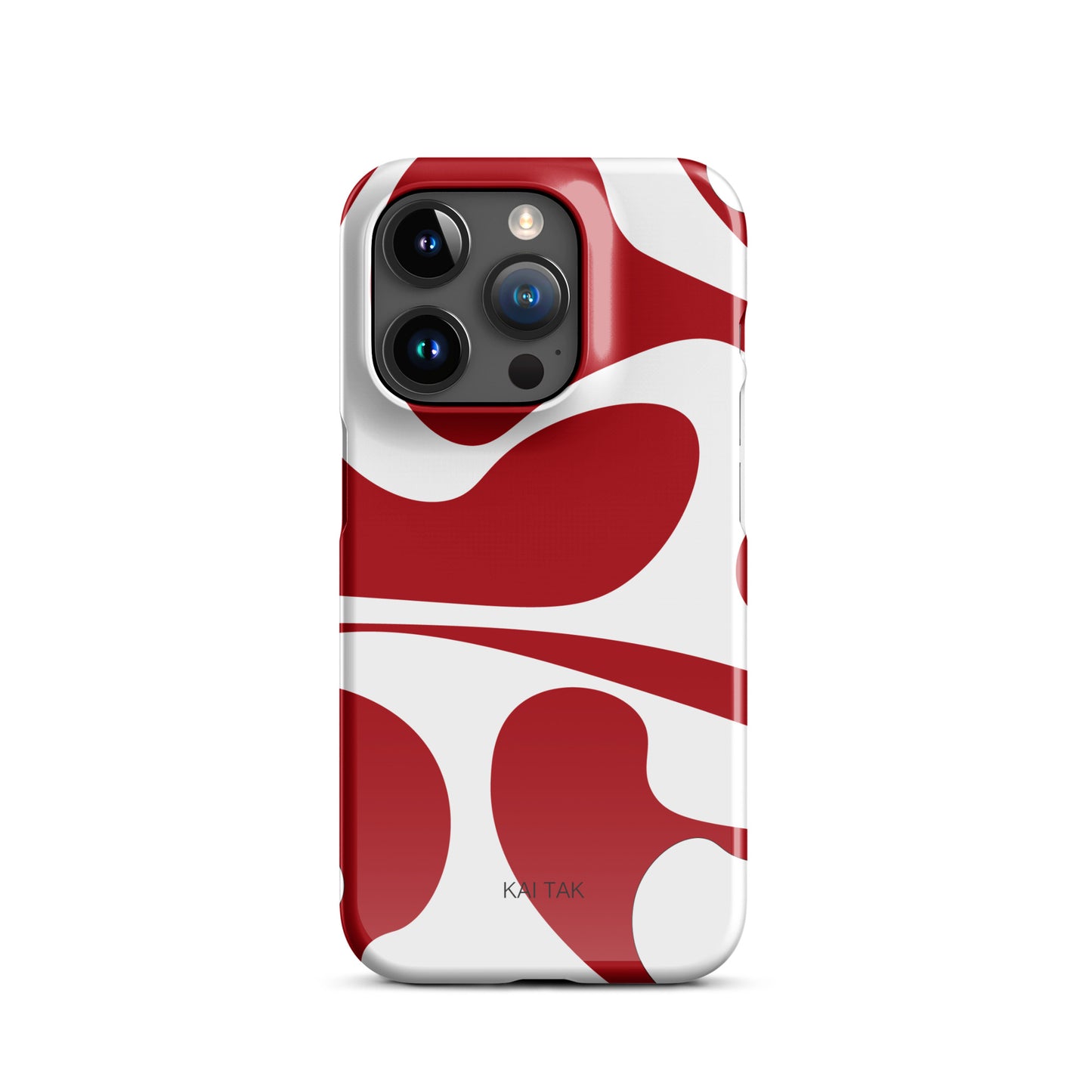 Snapcase iPhone® Dark Red Waves