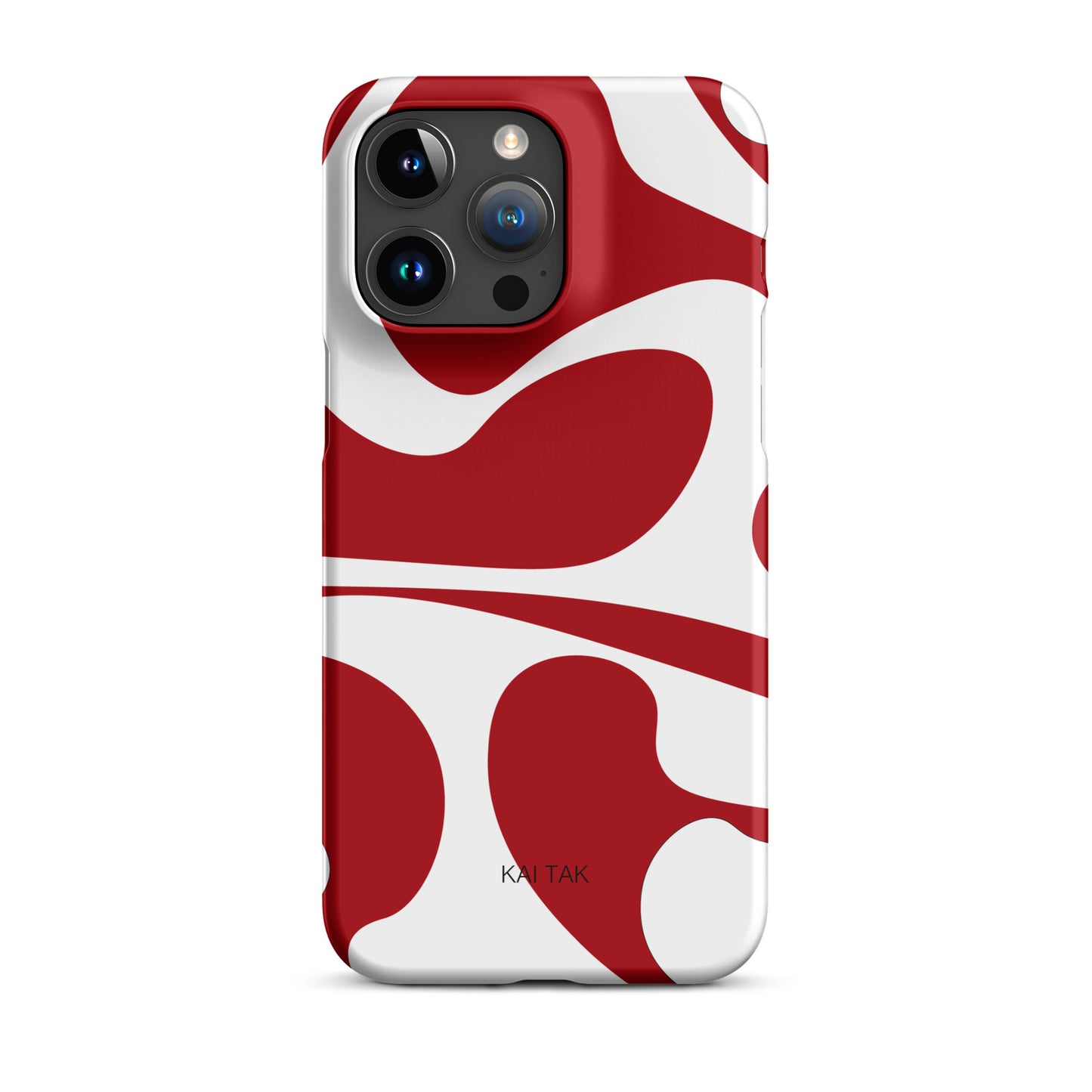 Snapcase iPhone® Dark Red Waves