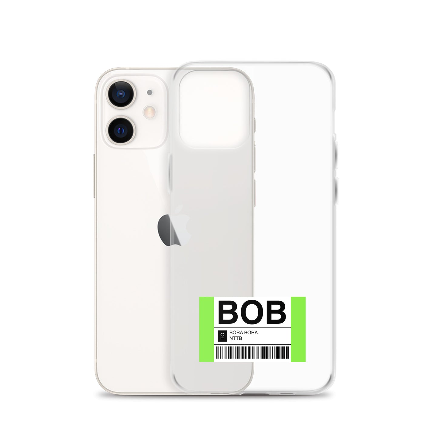 iPhone Case Clear Bora Bora BOB