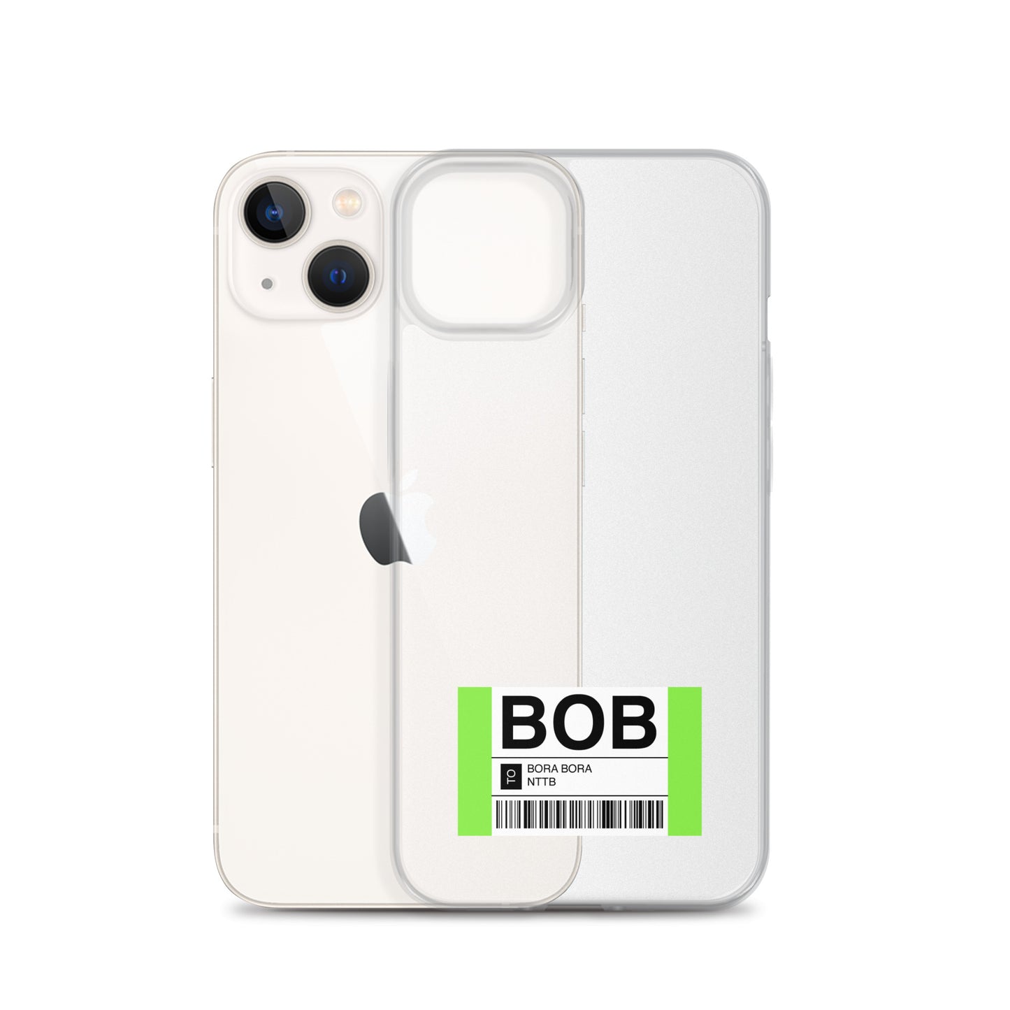 iPhone Case Clear Bora Bora BOB