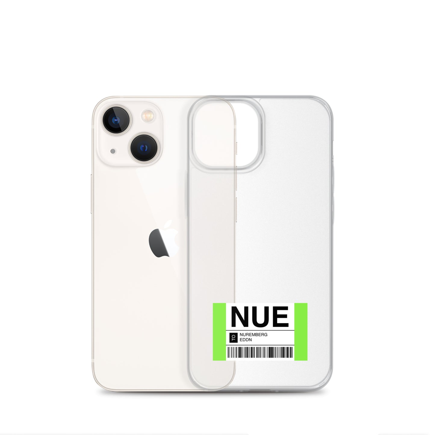 iPhone Case Clear Nuremberg NUE