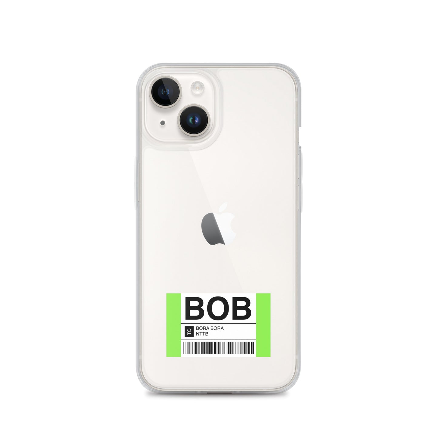 iPhone Case Clear Bora Bora BOB