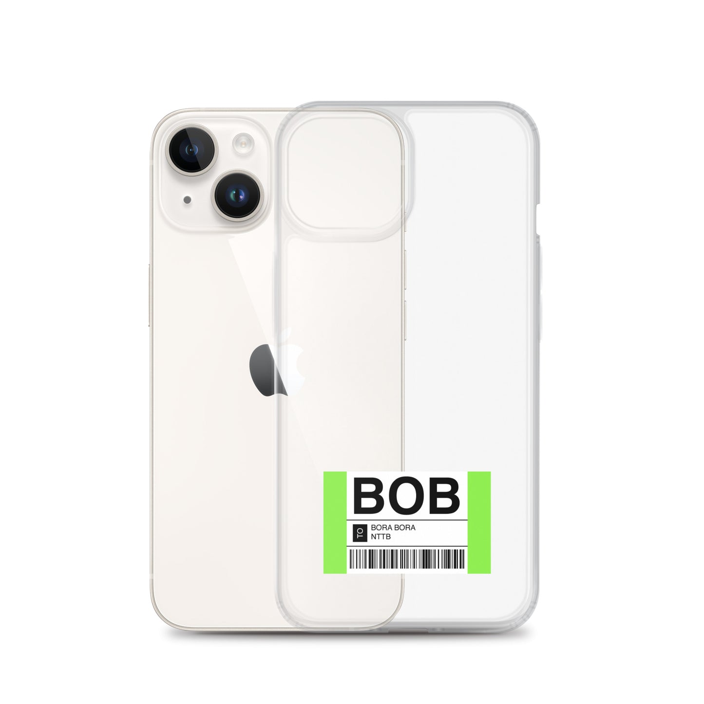 iPhone Case Clear Bora Bora BOB