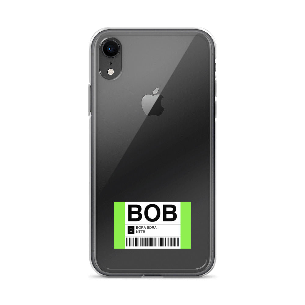 iPhone Case Clear Bora Bora BOB