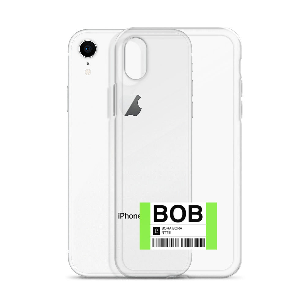 iPhone Case Clear Bora Bora BOB