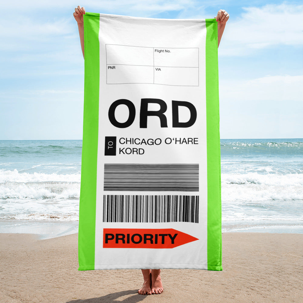 Strandtuch Chicago ORD