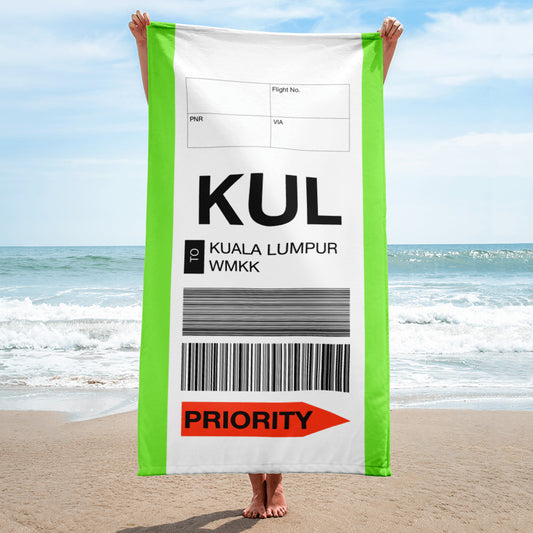 Strandtuch Kuala Lumpur KUL