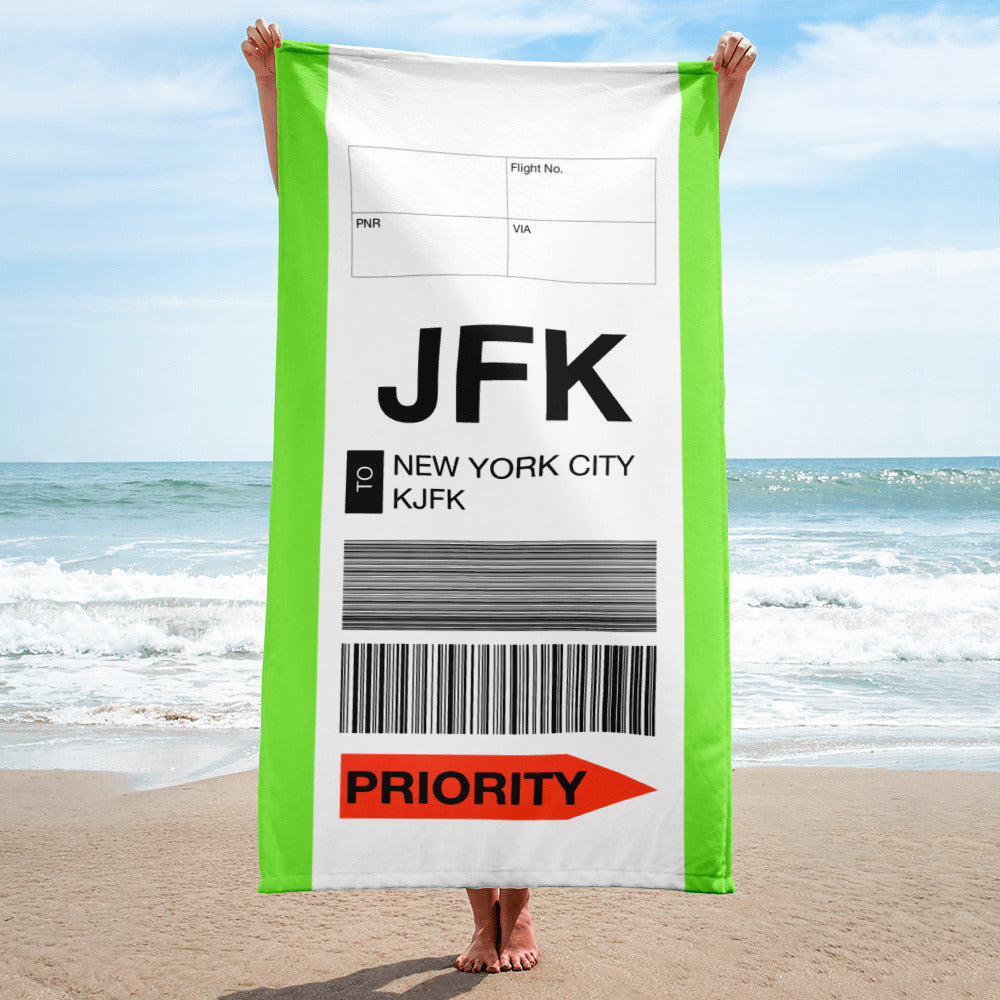 Strandtuch New York City JFK