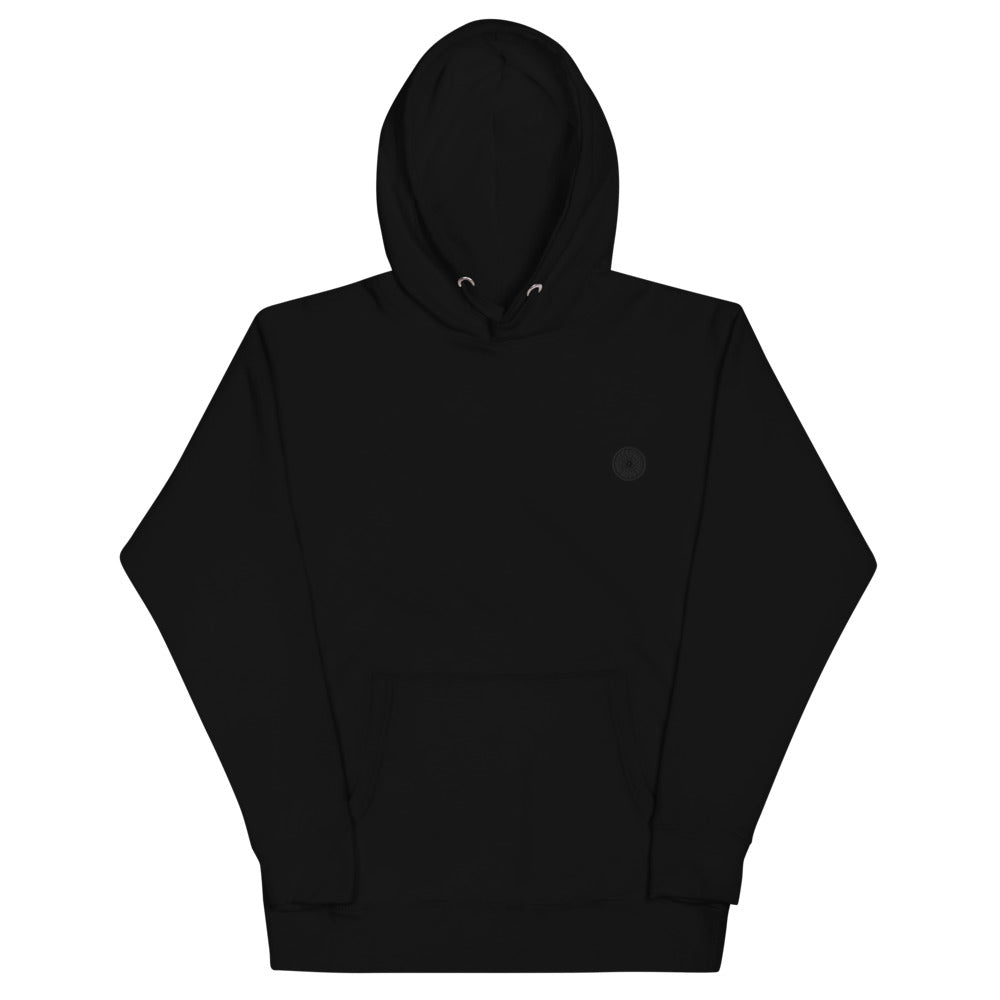 Kapuzenpullover Triebwerk Schwarz