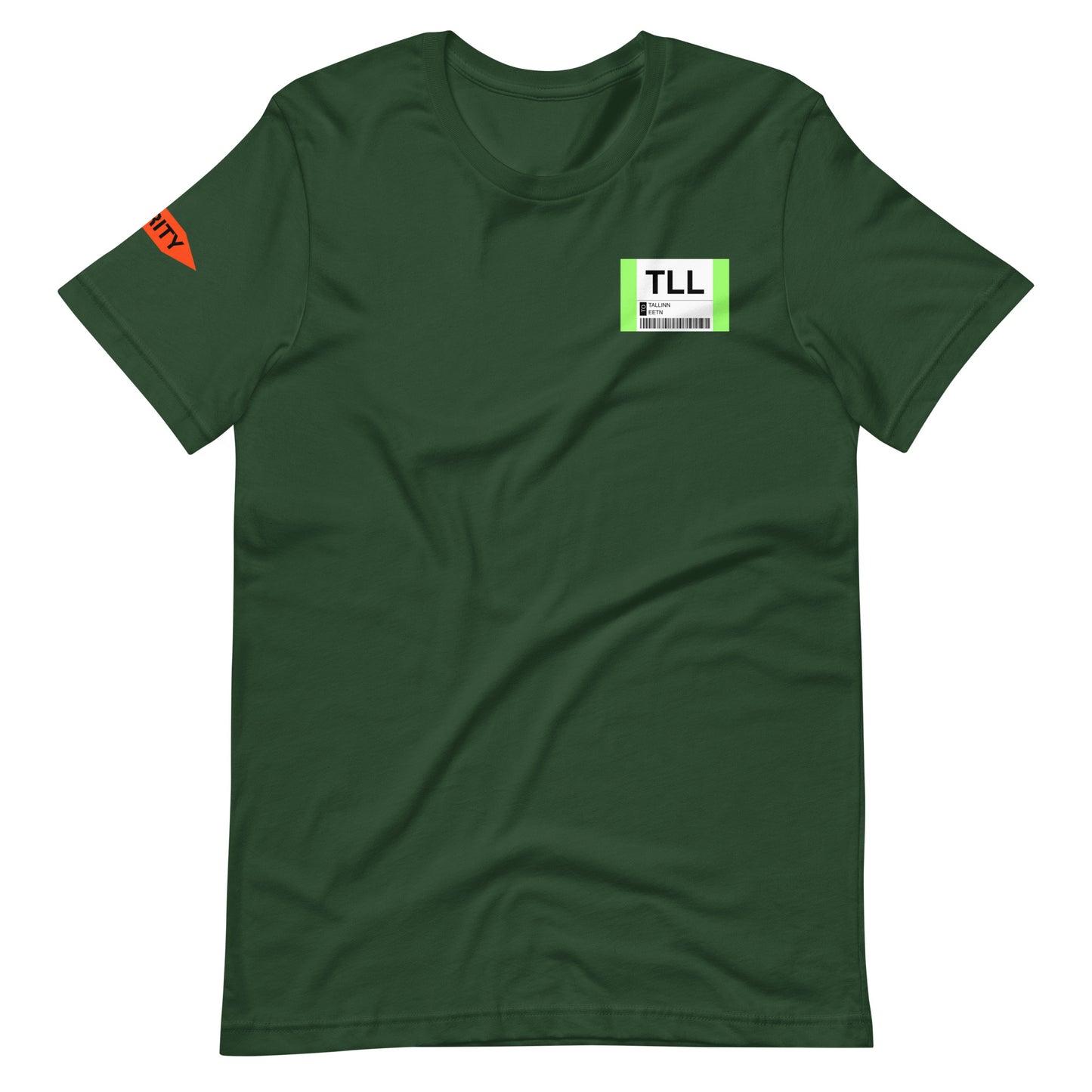 T-Shirt Baggage Tag Tallinn TLL