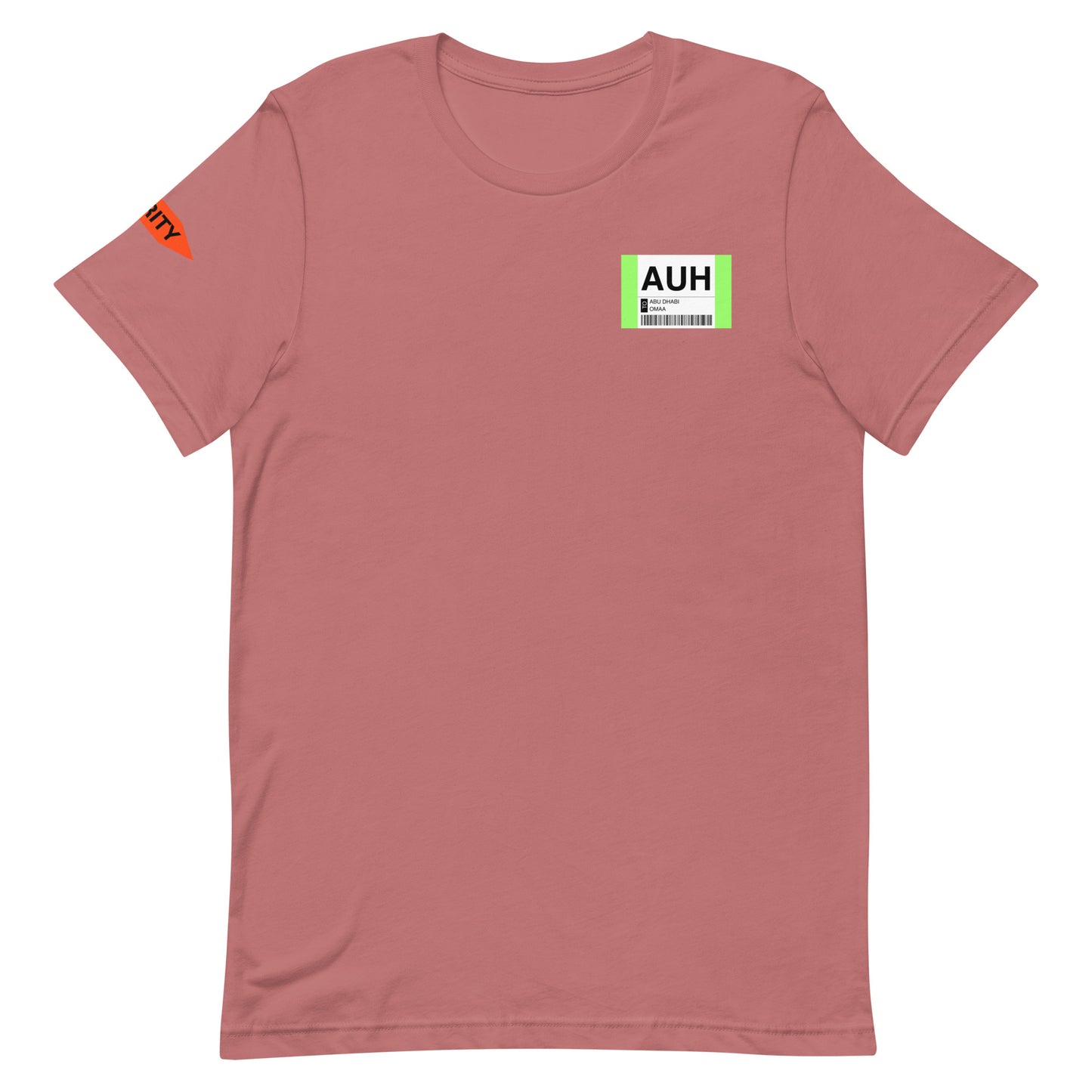 T-Shirt Baggage Tag Abu Dhabi AUH