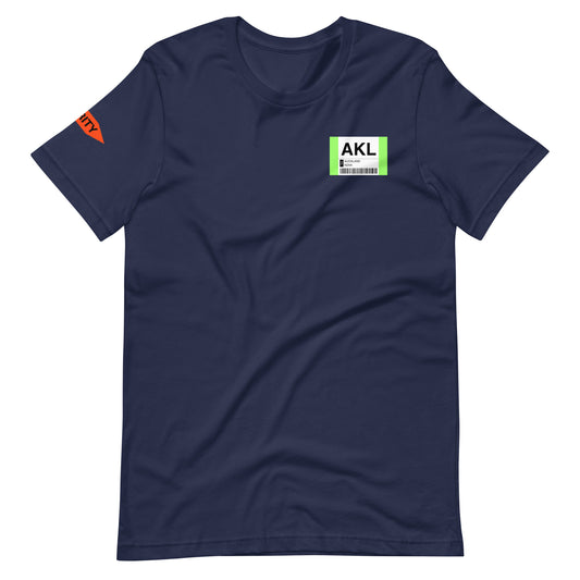 T-Shirt Baggage Tag Auckland AKL