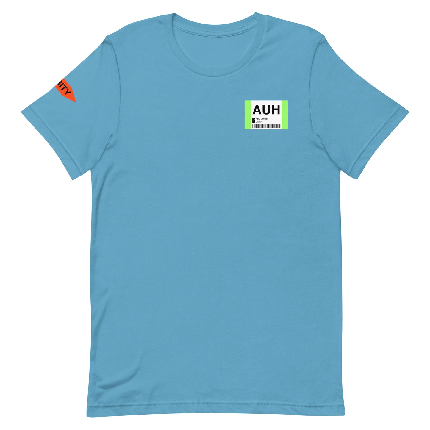 T-Shirt Baggage Tag Abu Dhabi AUH