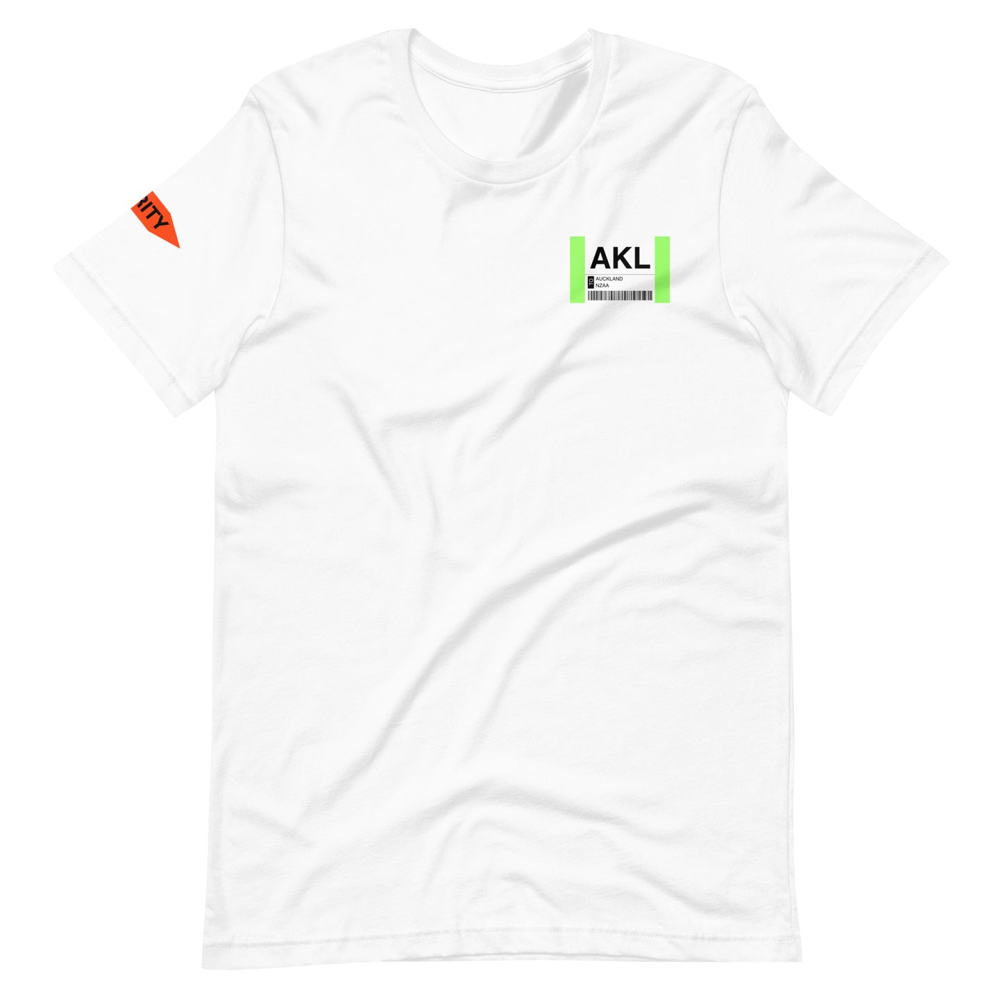 T-Shirt Baggage Tag Auckland AKL